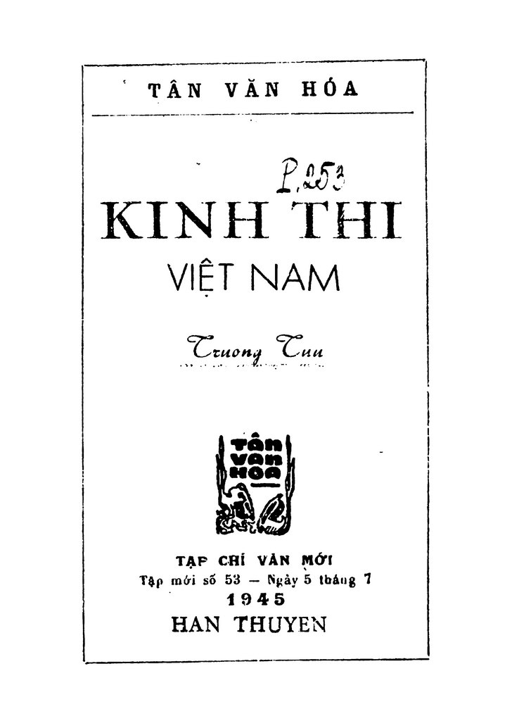 20170828. Kinh thi Viet Nam