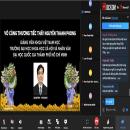 Xúc động lễ truy điệu online cho một giảng viên trẻ qua đời vì COVID-19 Xúc động lễ truy điệu online cho một giảng viên trẻ qua đời vì COVID-19