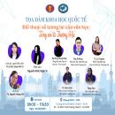 Tọa đàm khoa học quốc tế: Đối thoại về tương lai của văn học: Tiếng nói từ Thượng Hải